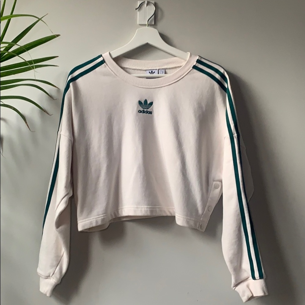 Adidas crop sweatshirt